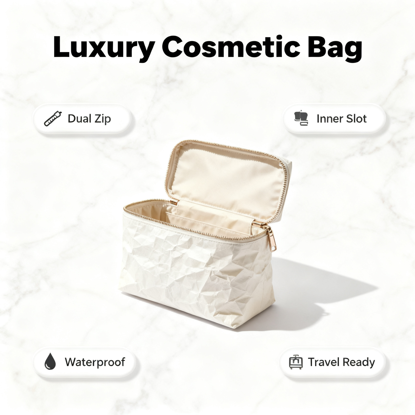 👜 Organize Your Beauty World — A Stylish Makeup Bag Designed To Keep Every Essential In Its Perfect Place