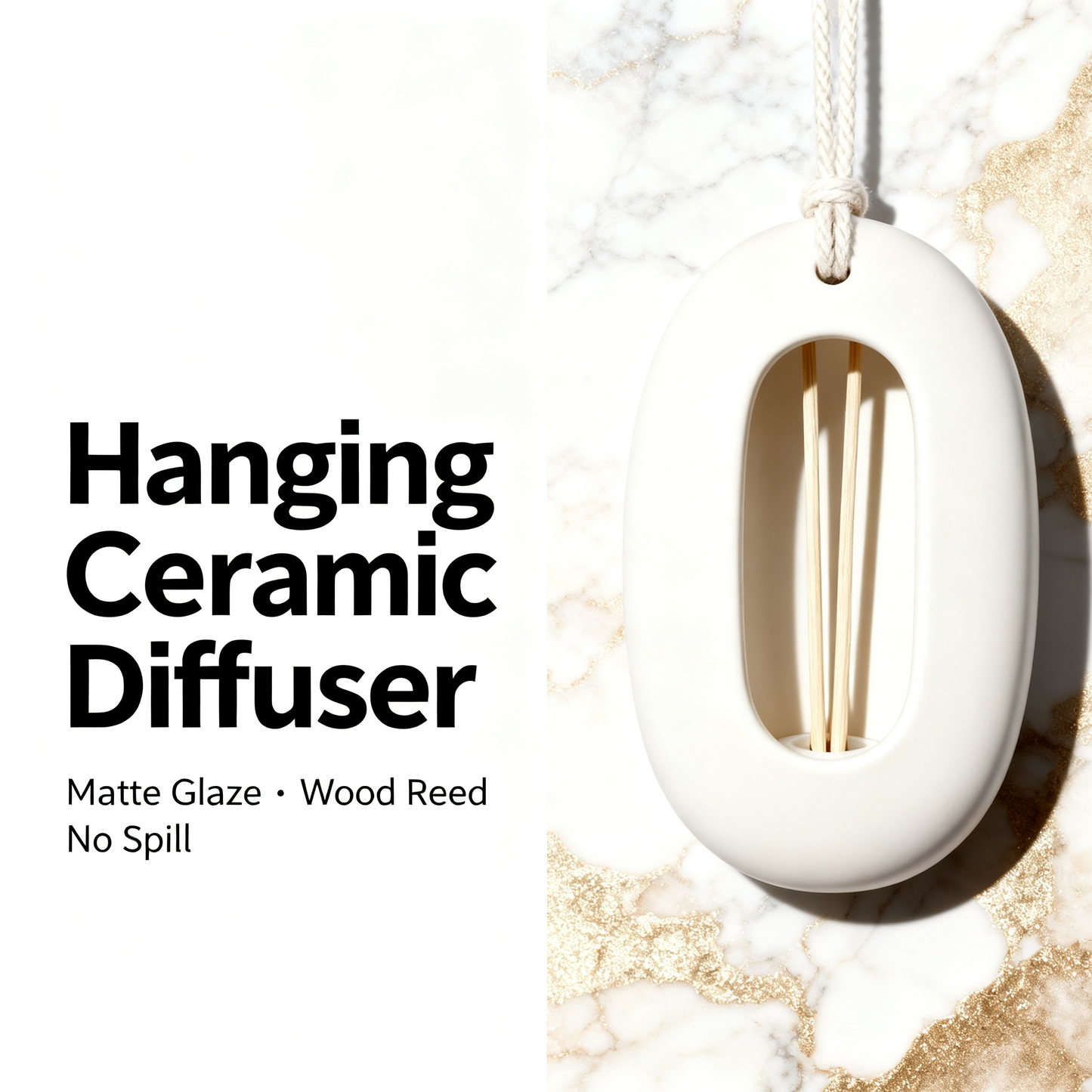 🕯️ Ceramic Hanging Aroma Diffuser — Bring Natural Fragrance Into Your Everyday Spaces With An Elegant Home Accent Designed To Create Calm, Comfort, And A More Relaxing Atmosphere
