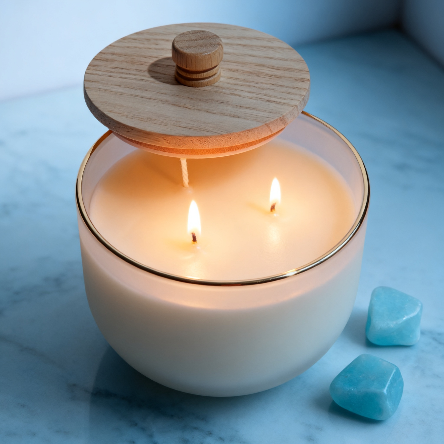 🎁 Wood Lid Glass Candle Jar — Create Warm And Relaxing Home Moments With Natural Materials, Gentle Fragrance, And Soft Candlelight Designed For Everyday Comfort