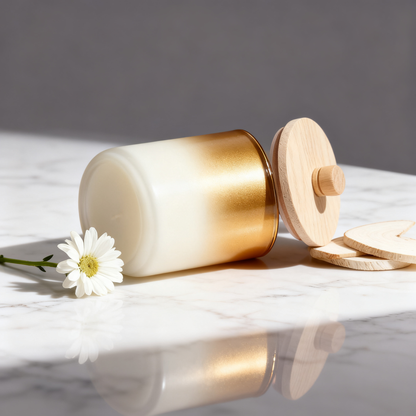 🎁 Wood Lid Glass Candle Jar — Create Warm And Relaxing Home Moments With Natural Materials, Gentle Fragrance, And Soft Candlelight Designed For Everyday Comfort