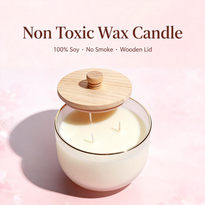 🎁 Wood Lid Glass Candle Jar — Create Warm And Relaxing Home Moments With Natural Materials, Gentle Fragrance, And Soft Candlelight Designed For Everyday Comfort