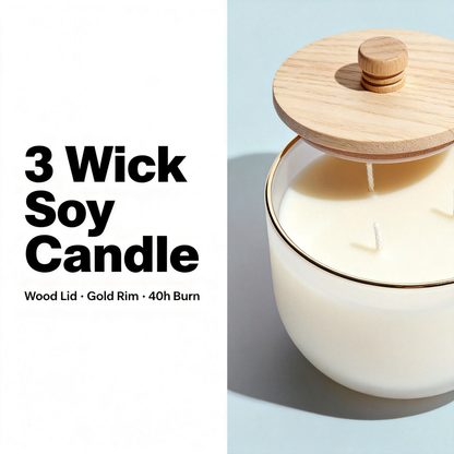 🎁 Wood Lid Glass Candle Jar — Create Warm And Relaxing Home Moments With Natural Materials, Gentle Fragrance, And Soft Candlelight Designed For Everyday Comfort