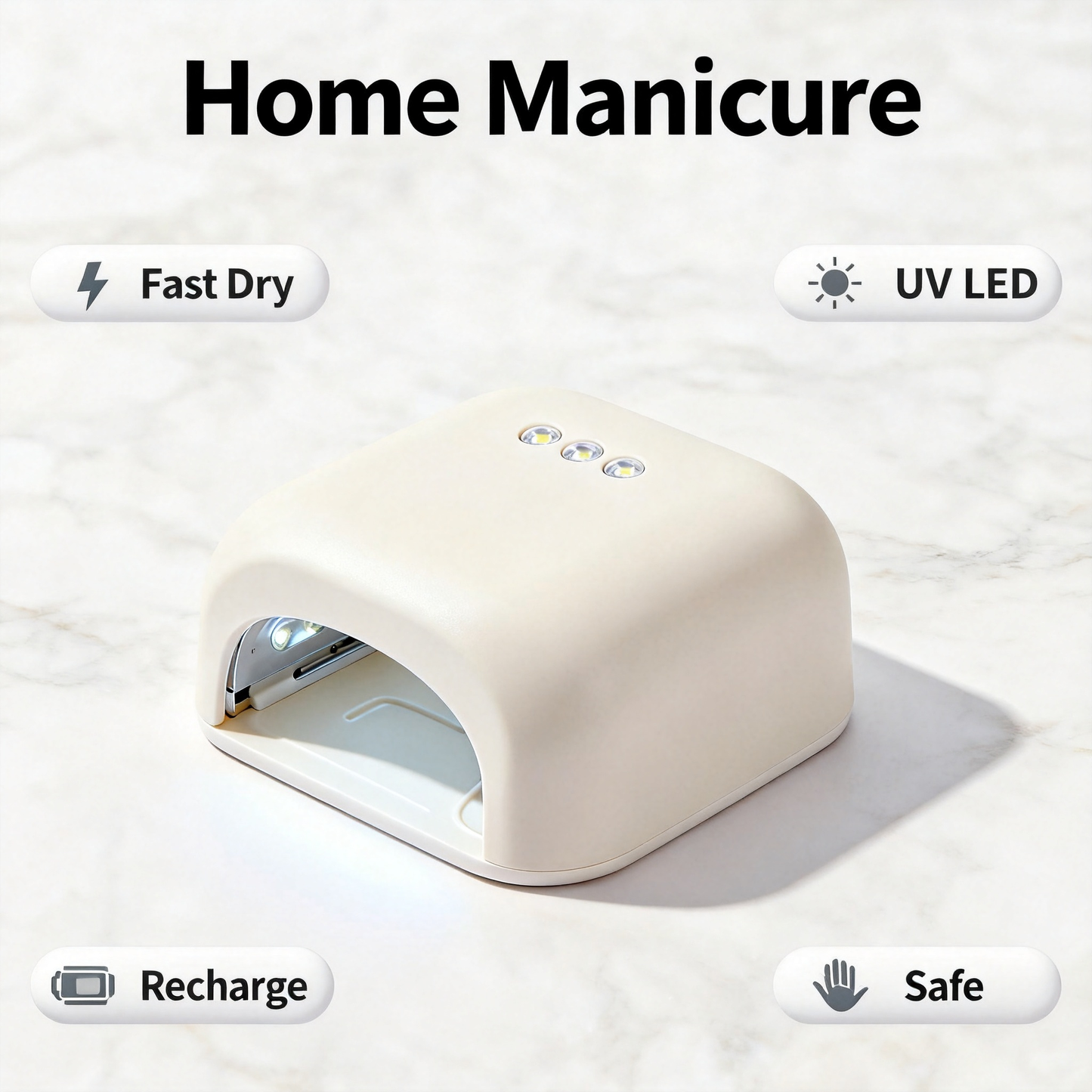 💡 Smart UV/LED Nail Lamp — Bring The Professional Salon Experience Into Your Home Beauty Routine