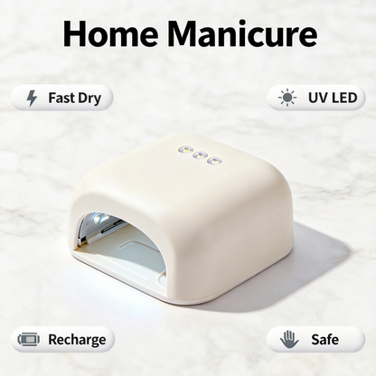 💡 Smart UV/LED Nail Lamp — Bring The Professional Salon Experience Into Your Home Beauty Routine