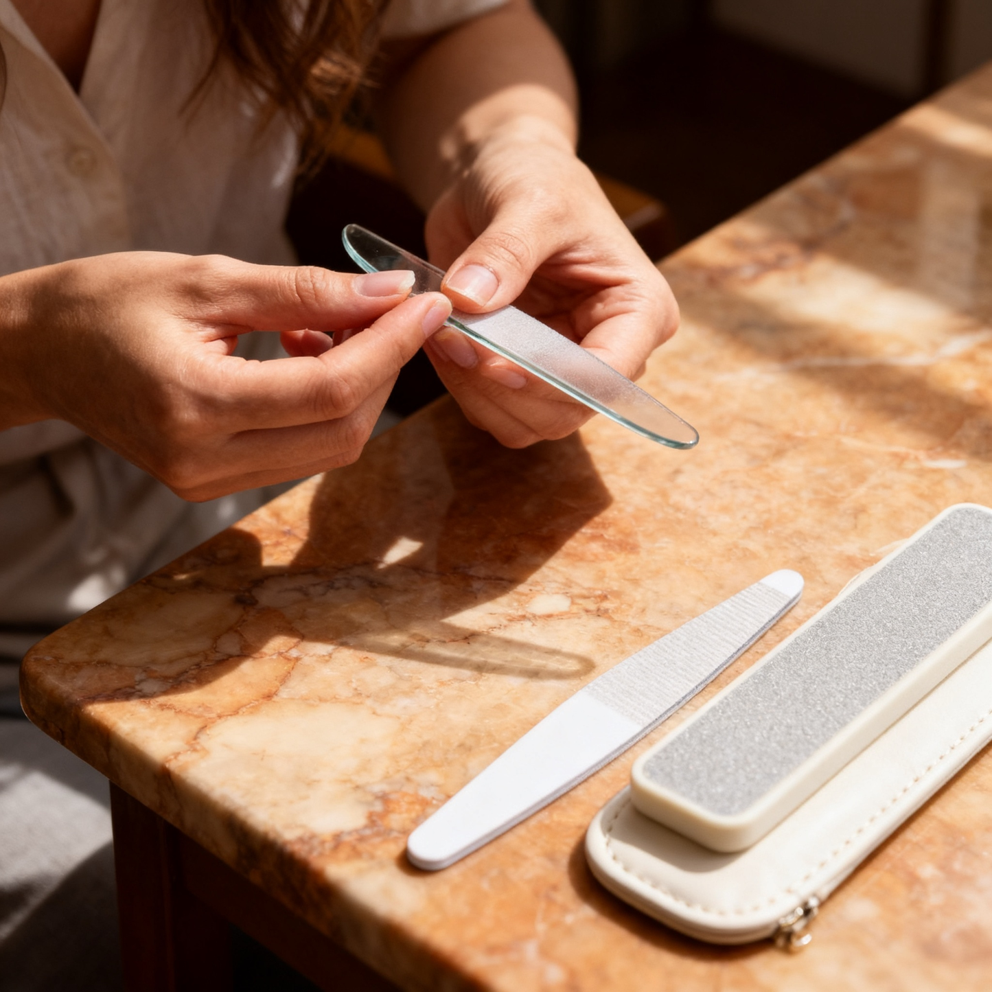 💎 Glass Nail Care Ritual — A Gentle Precision Tool Designed for Smooth, Healthy & Beautiful Nails Every Day