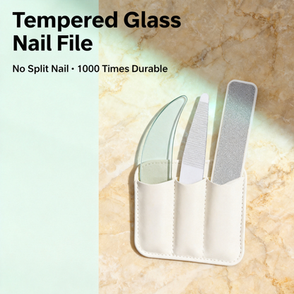 💎 Glass Nail Care Ritual — A Gentle Precision Tool Designed for Smooth, Healthy & Beautiful Nails Every Day