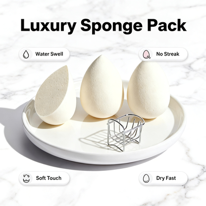 🧡 Flawless Beauty Sponge Set — Create A Smooth, Natural Makeup Finish That Feels Like Your Second Skin